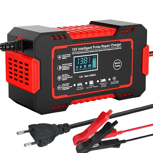 Car Battery Charger LCD Display